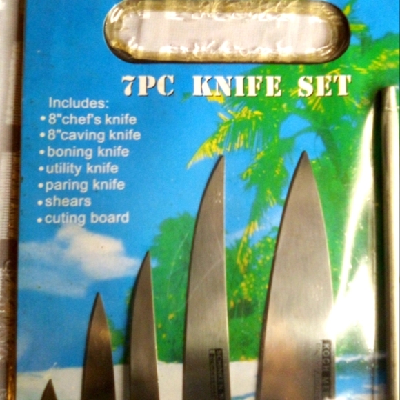 NIP Six (6) Miss Marked package says 7 piece Knife Set only six (6) - Picture 1 of 5